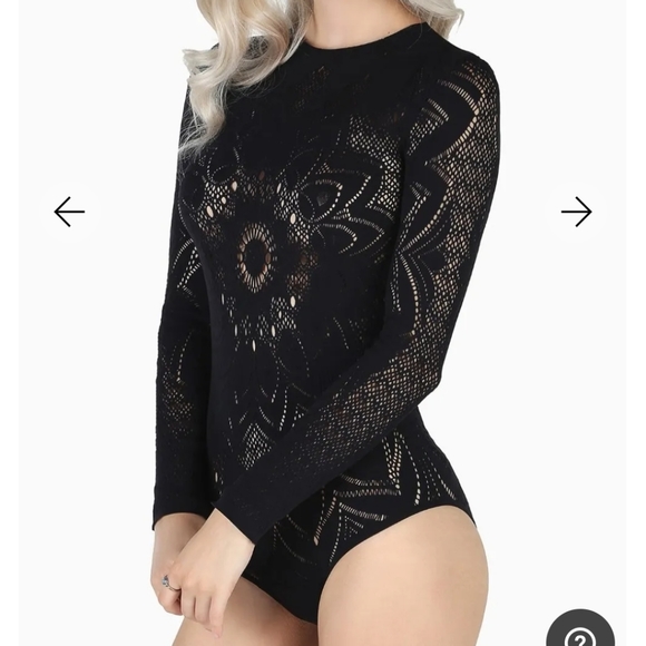Blackmilk Tops - NWOT *Limited Edition* Blackmilk The Ornate Long Sleeved Body Suit